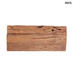 Teakfa ülőke Fab Rustic, natúr, rusztikus felülről