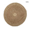 Seagrass rug - round natural 90 cm – handwoven | MEKONG