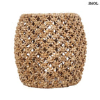 Természetes Banánlevél Kisasztal és Ülőke, 49 cm | DANNIH | SMOL - oldalról