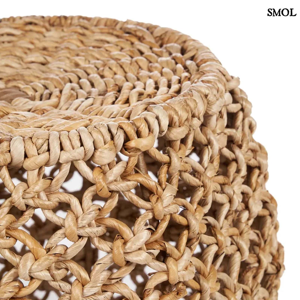 Természetes Banánlevél Kisasztal és Ülőke, 49 cm | DANNIH | SMOL - felső rész nagyítva