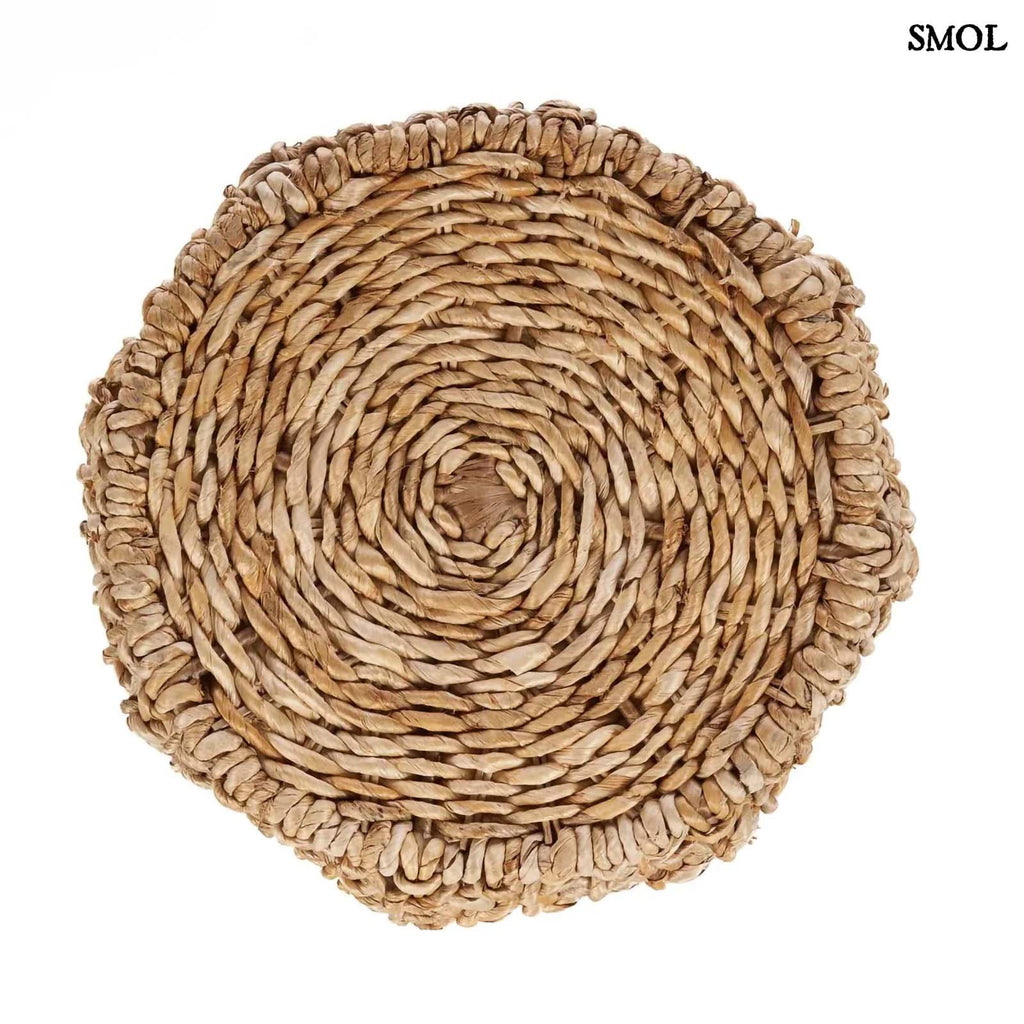 Természetes Banánlevél Kisasztal és Ülőke, 49 cm | DANNIH | SMOL - felülről