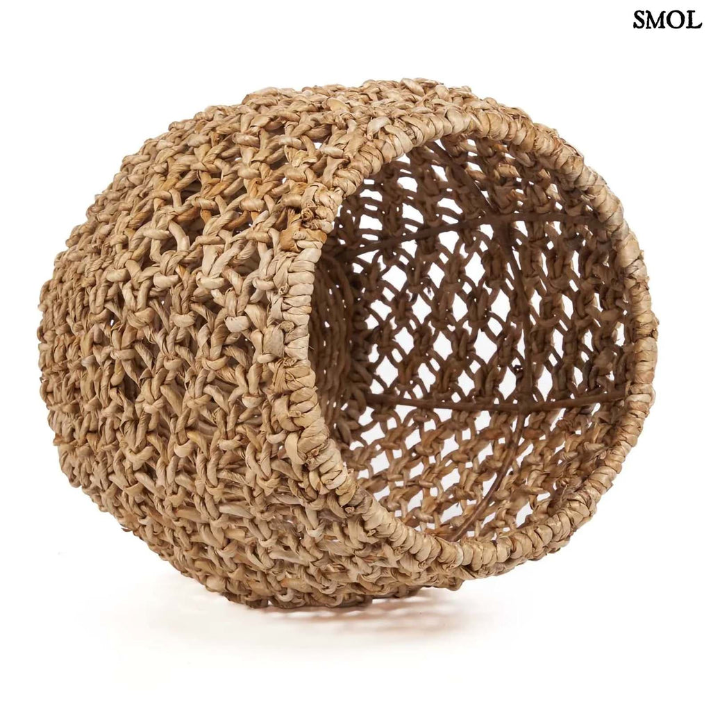 Természetes Banánlevél Kisasztal és Ülőke, 49 cm | DANNIH | SMOL - fektetve
