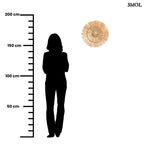 Természetes Falikar, ⌀44 cm | DOUBLE TROUBLE | SMOL - méretarányosan