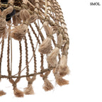 Természetes Függőlámpa, 31 cm | TASSEL | SMOL - alulról, ferdén
