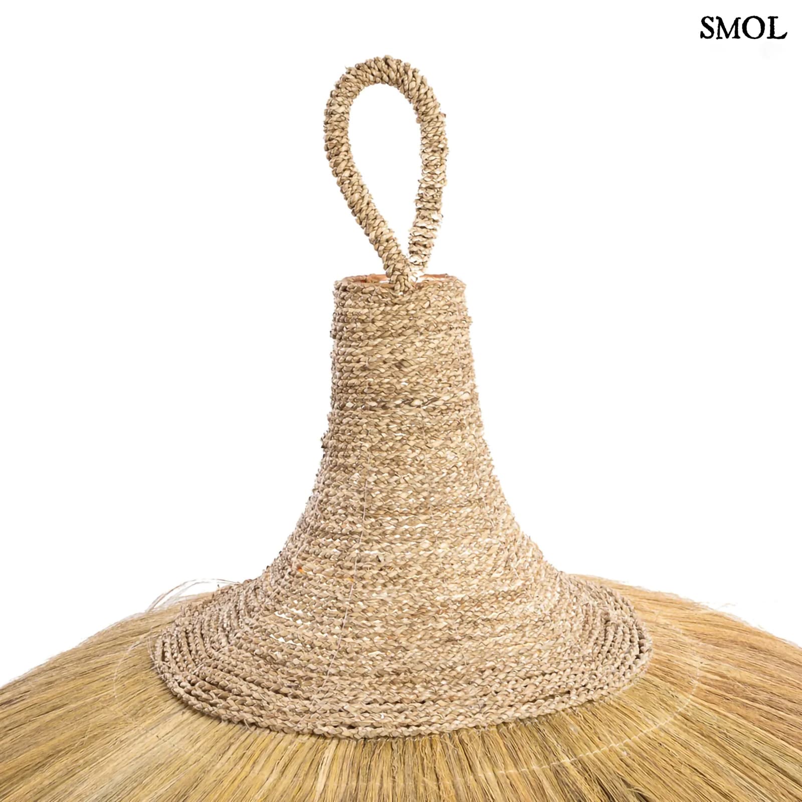 Természetes Függőlámpaernyő, ⌀100 cm | MAKIKI | SMOL - akasztó nagyítva