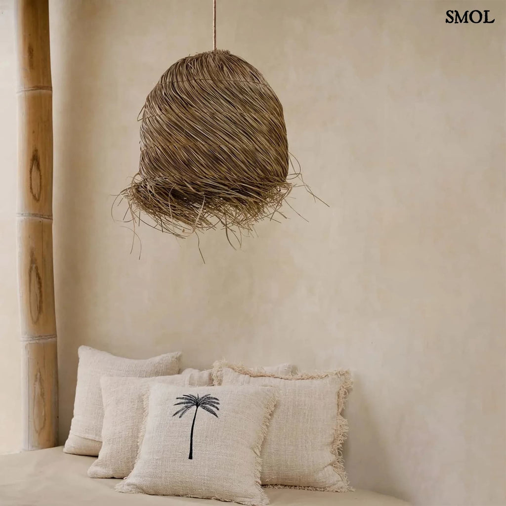 Természetes Függőlámpaernyő, 50 cm | WICKED | SMOL - párnákkal