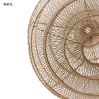 Természetes Rattan Függőlámpaernyő, 110 cm | DROP | SMOL - alulról nagyítva