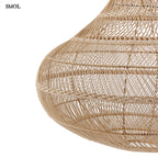 Természetes Rattan Függőlámpaernyő, 110 cm | DROP | SMOL - oldalról nagyítva