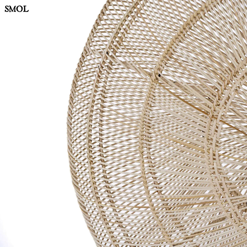 Természetes Rattan Függőlámpaernyő, ⌀110 cm | MACARON | SMOL - rattan nagyítva