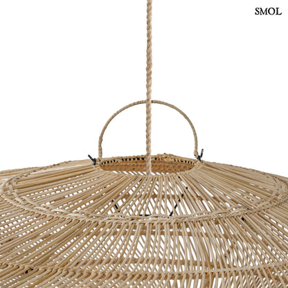 Természetes Rattan Függőlámpaernyő, 150 cm | MACARON | SMOL -  felső rész nagyítva