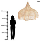 Természetes Rattan Függőlámpaernyő, 150 cm, natúr | WHIPPED | SMOL - méretarányosan