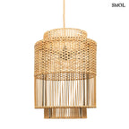 Természetes Rattan Függőlámpaernyő, 40 cm | COLONIAL | SMOL - fehér háttérrel