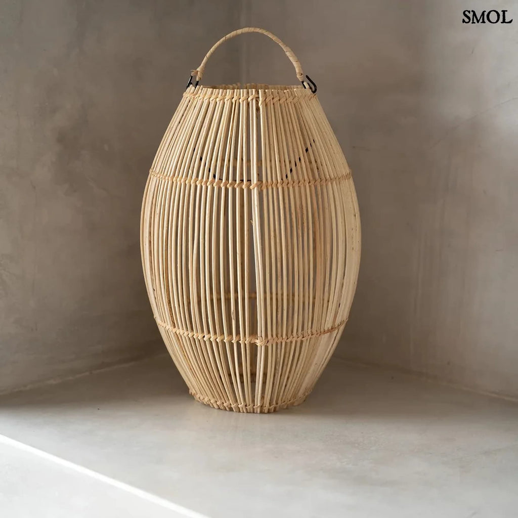 Természetes Rattan Függőlámpaernyő, 48 cm | ZURI | SMOL - sarokban