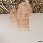 Természetes Rattan Függőlámpaernyő, 55 cm | AMALFI | SMOL - felfüggesztve hasonló lámpákkal