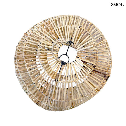 Természetes Rattan Függőlámpaernyő, 55 cm | GOOD VIBES | SMOL - felülről