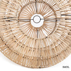 Természetes Rattan Függőlámpaernyő, 55 cm | GOOD VIBES | SMOL - alulról