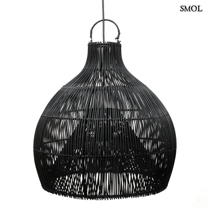 Természetes Rattan Függőlámpaernyő, 55 cm | LOBSTER | SMOL - fehér háttérrel