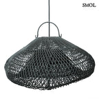 Természetes Rattan Függőlámpaernyő, ⌀60 cm | CLOUD | SMOL - rövidebb oldal