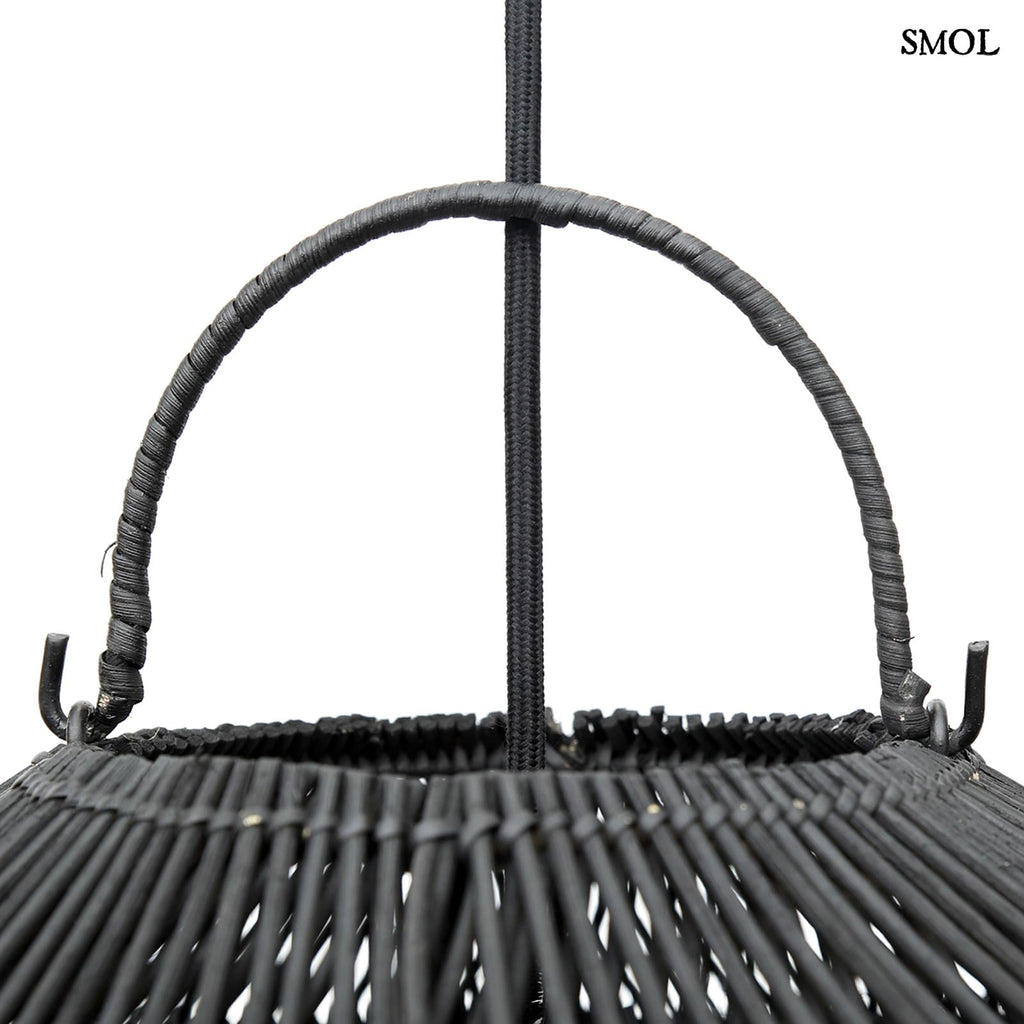 Természetes Rattan Függőlámpaernyő, ⌀60 cm | CLOUD | SMOL - akasztó nagyítva