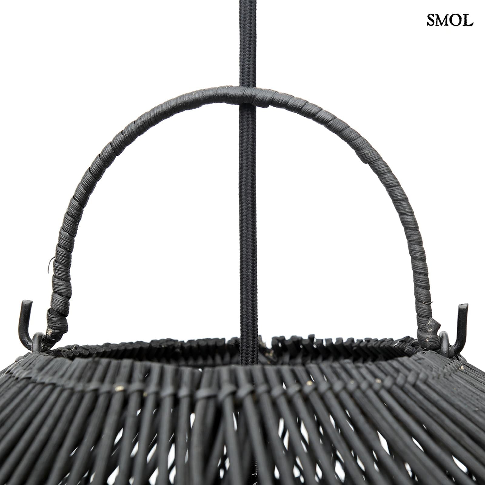 Természetes Rattan Függőlámpaernyő, ⌀60 cm | CLOUD | SMOL - akasztó nagyítva