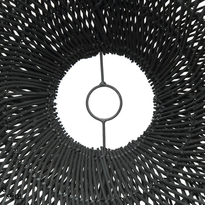 Természetes Rattan Függőlámpaernyő, ⌀60 cm | CLOUD | SMOL - alulról