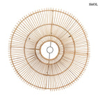 Természetes Rattan Függőlámpaernyő, ⌀60 cm | SKY | SMOL - alulról
