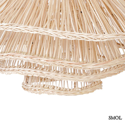 Természetes Rattan Függőlámpaernyő, 63 cm | SHIITAKE | SMOL - alsó rész nagyítva