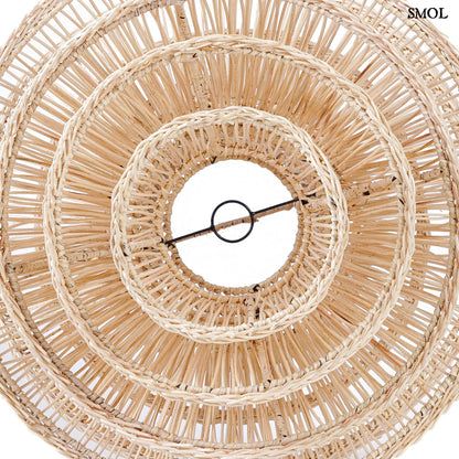 Természetes Rattan Függőlámpaernyő, 63 cm | SHIITAKE | SMOL - felülről