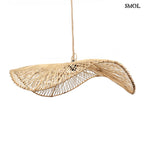 Természetes Rattan Függőlámpaernyő, 75 cm | CHAPEAU | SMOL - fehér háttérrel