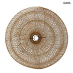 Természetes Rattan Függőlámpaernyő, 80 cm | DROP | SMOL - alulról