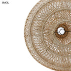 Természetes Rattan Függőlámpaernyő, 80 cm | DROP | SMOL - alulról, nagyítva