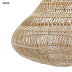 Természetes Rattan Függőlámpaernyő, 80 cm | DROP | SMOL - oldalról nagyítva