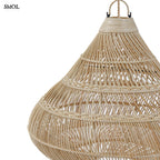 Természetes Rattan Függőlámpaernyő, 80 cm | DROP | SMOL - oldalról