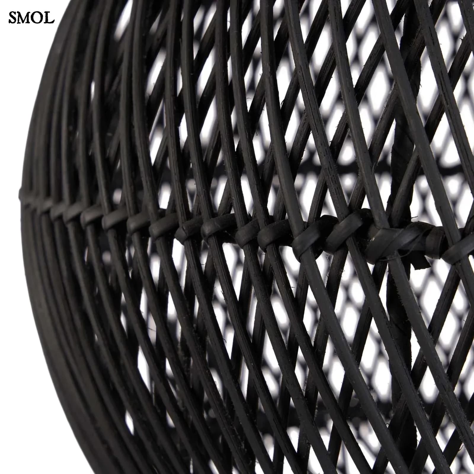 Természetes Rattan Függőlámpaernyő, ⌀30 cm | BUBBLE | SMOL - oldalról nagyítva