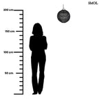 Természetes Rattan Függőlámpaernyő, ⌀30 cm | BUBBLE | SMOL - méretarányosan