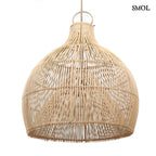 Természetes Rattan Függőlámpaernyő, 55 cm | LOBSTER | SMOL - alulról-oldalról