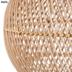 Természetes Rattan Függőlámpaernyő, ⌀ 50 cm | BUBBLE | SMOL - oldalról nagyítva