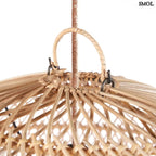 Természetes Rattan Függőlámpaernyő, ⌀ 50 cm | BUBBLE | SMOL - akasztó nagyítva