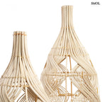 Természetes Rattan Lámpaernyő, 55 cm | GARAFFA | SMOL - felső rész nagyítva