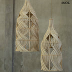 Természetes Rattan Lámpaernyő, 70 cm | GARAFFA | SMOL - két méretben, felfüggesztve