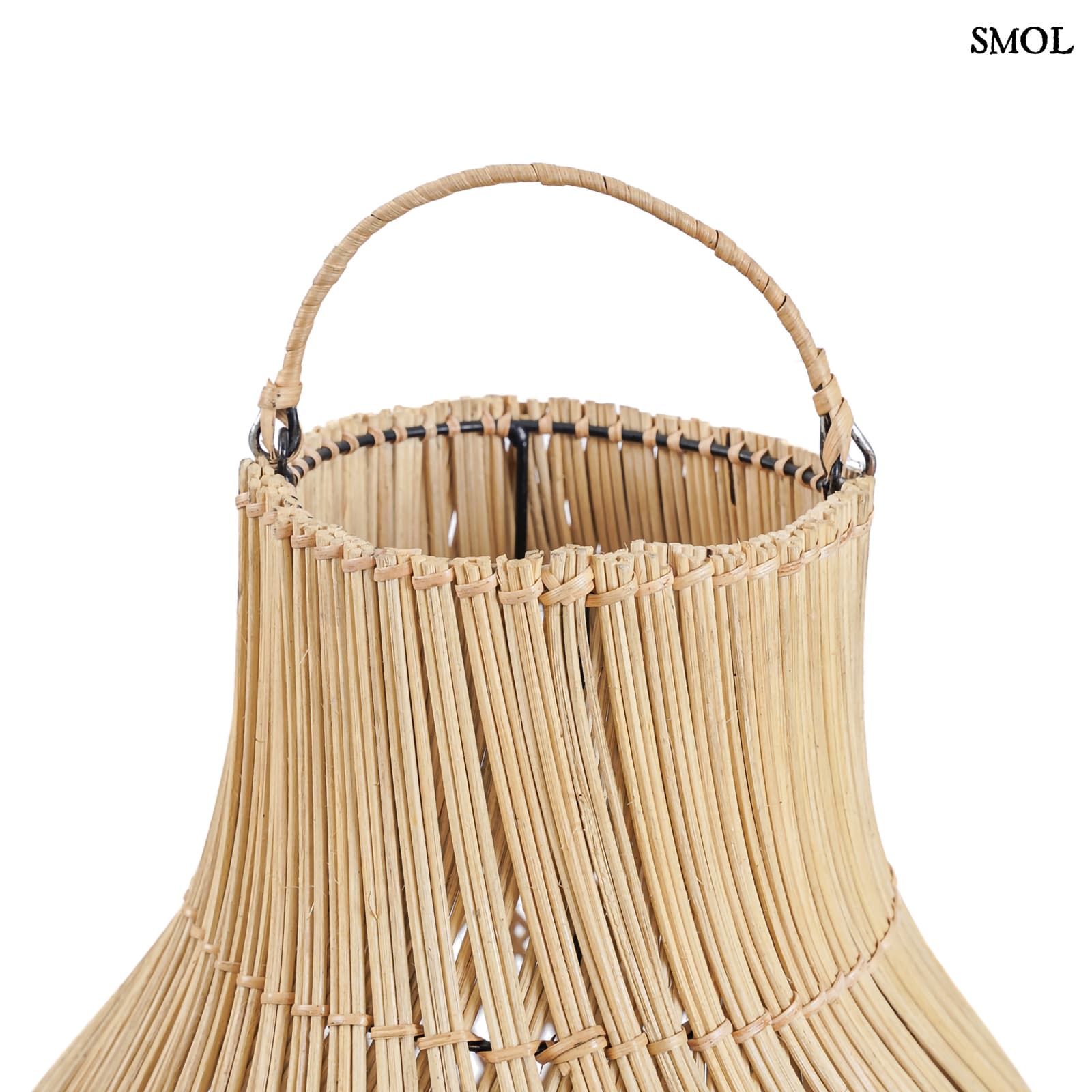 Természetes Rattan Lámpaernyő, 90 cm | KENDI | SMOL - akasztó nagyítva