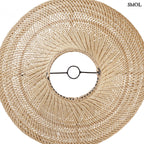 Természetes Rattan Lámpaernyő, 90 cm | KENDI | SMOL - alulról