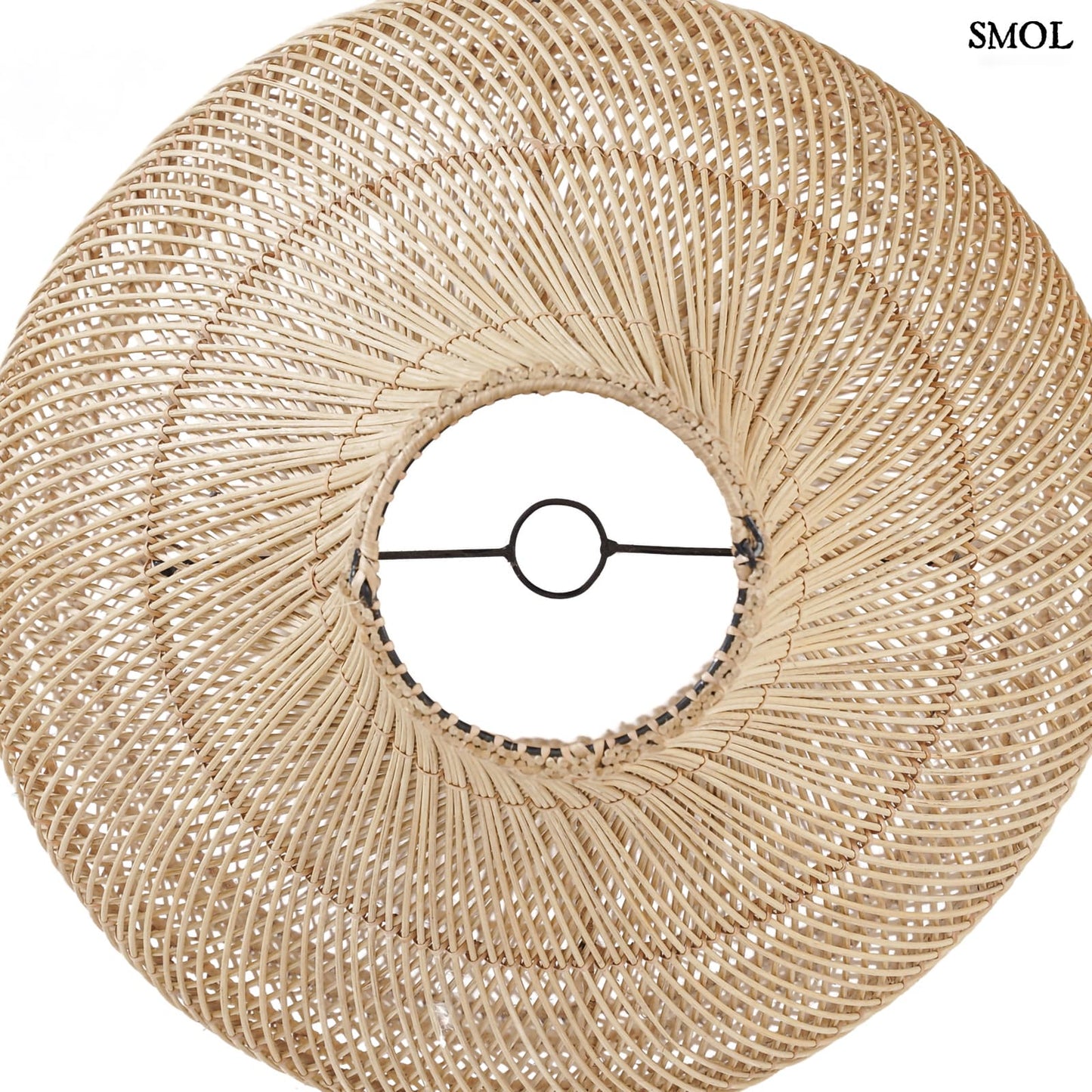 Természetes Rattan Lámpaernyő, 90 cm | KENDI | SMOL - alulról
