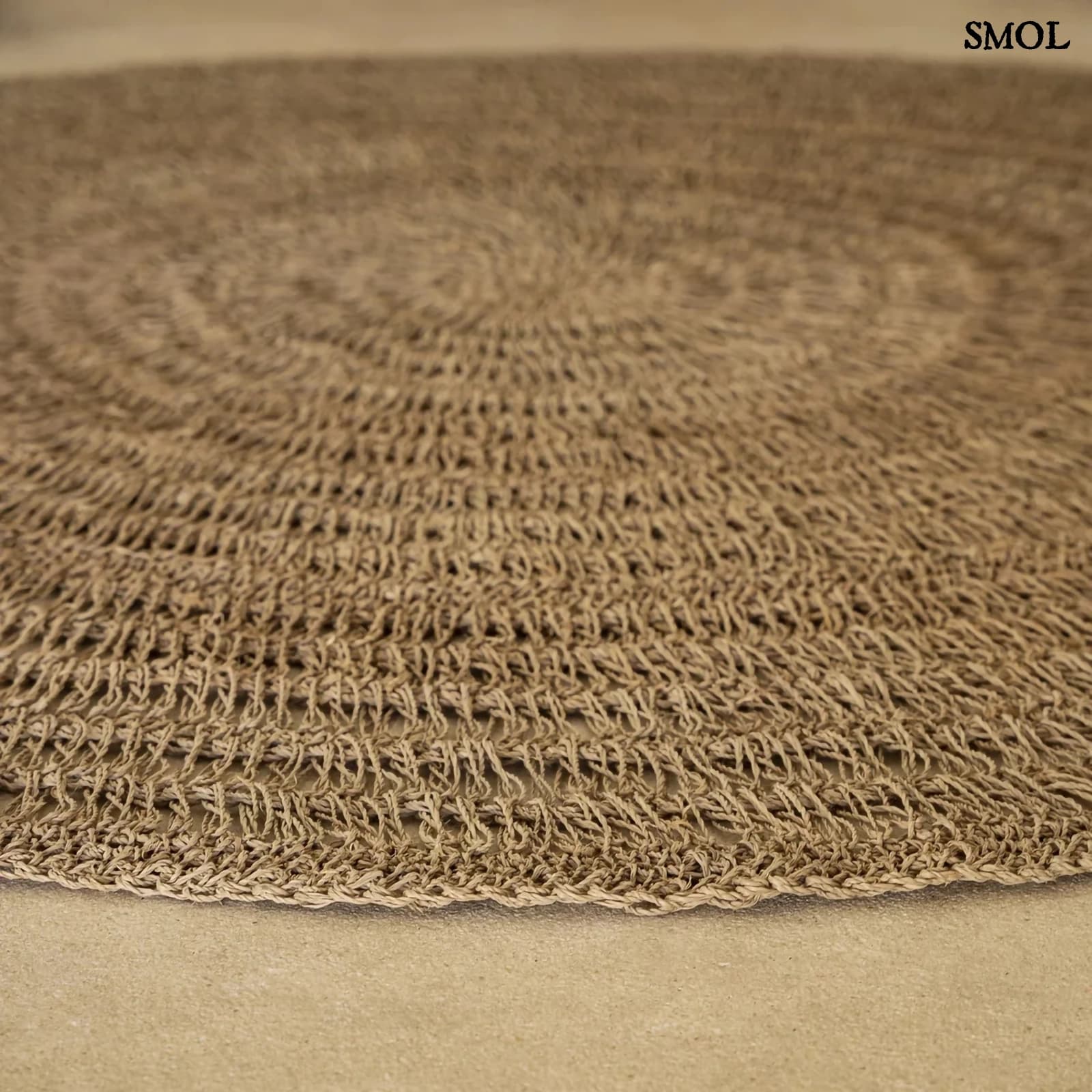 Természetes Tengerifű Szőnyeg, 150 cm | SEAGRASS CARPET - smol.hu - nagyítva