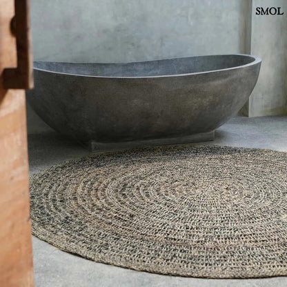Természetes Tengerifű Szőnyeg, 200 cm | SEAGRASS CARPET | SMOL - fürdőkáddal