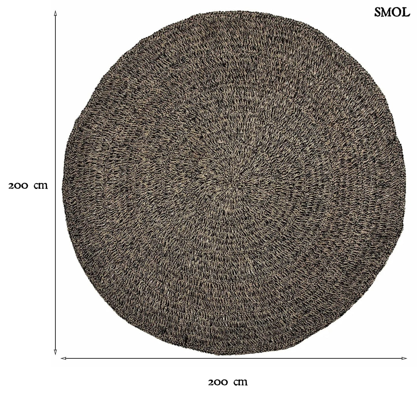 Természetes Tengerifű Szőnyeg, 200 cm | SEAGRASS CARPET