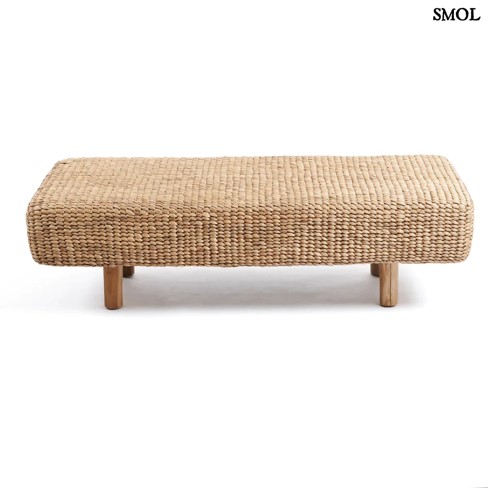Természetes Vízijácint Pad, 140 cm | HYACINTH | SMOL - felülről, ferdén