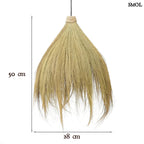 Természetes fű függőlámpaernyő, 50 cm | RAYUNG HUT | SMOL - méretekkel