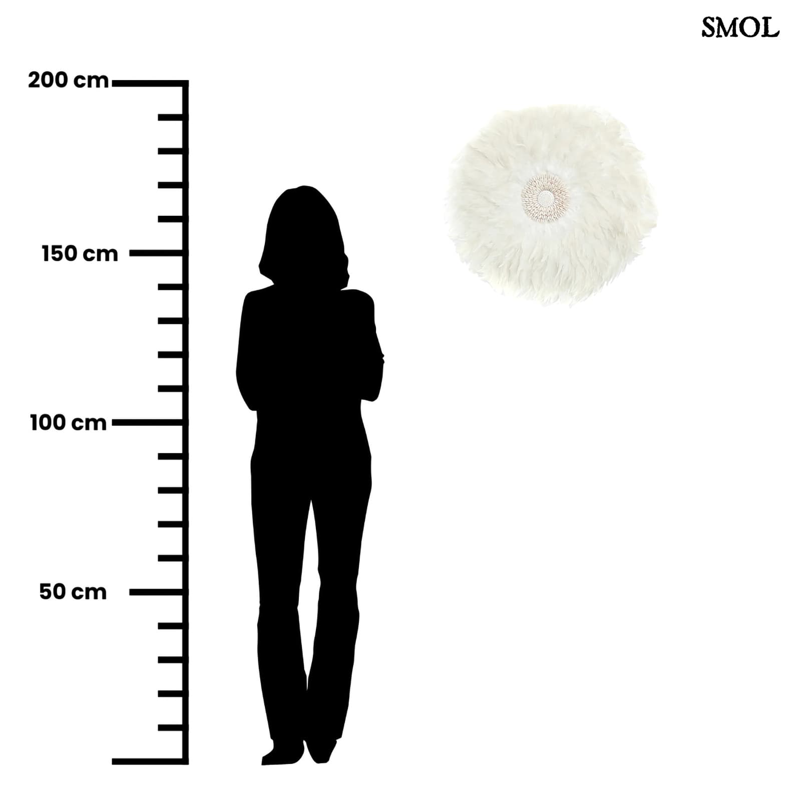 Tollas Fali Dekoráció Kagylóval, 60 cm| COASTAL JUJU | SMOL - méretarányosan