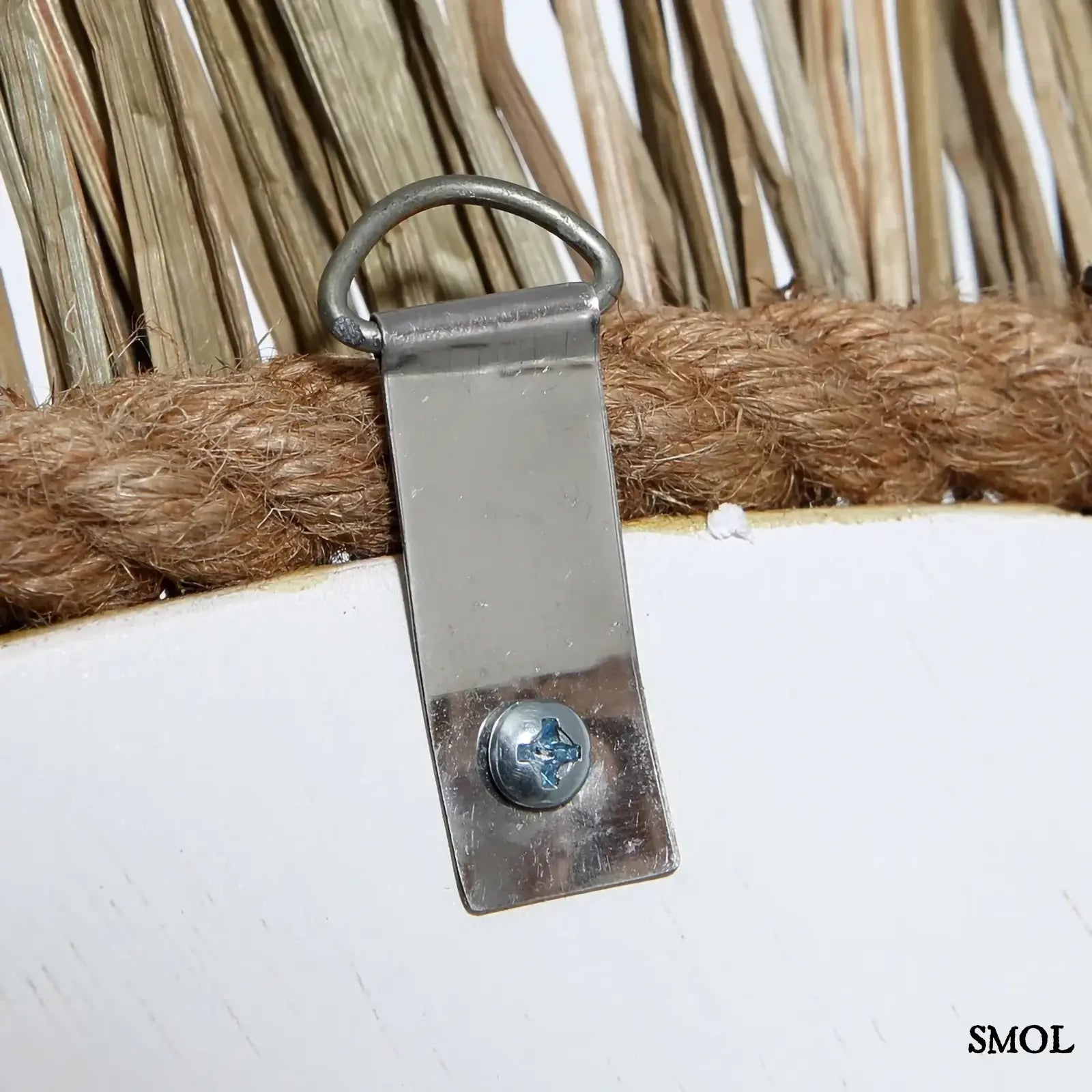 Tükör Természetes Fűből – Kerek, 65 cm | BARTH | SMOL - akasztó nagyítva